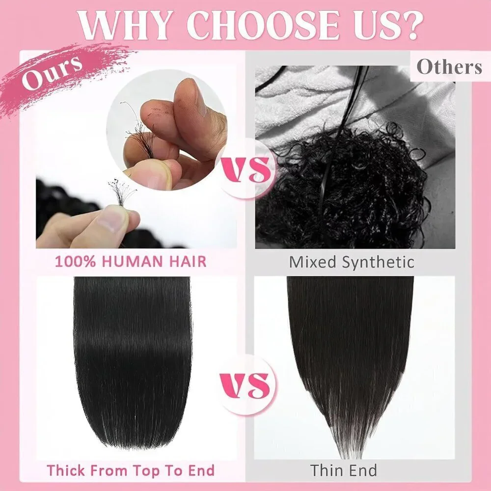 Clip in Hair Extensions Real Human Hair, 100g/3.6oz, Clip in 100% Brazilian Remy